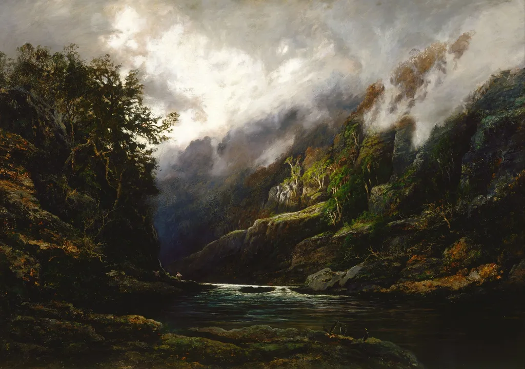 The Upper Nepean, by William Piguenit, oil, 1895