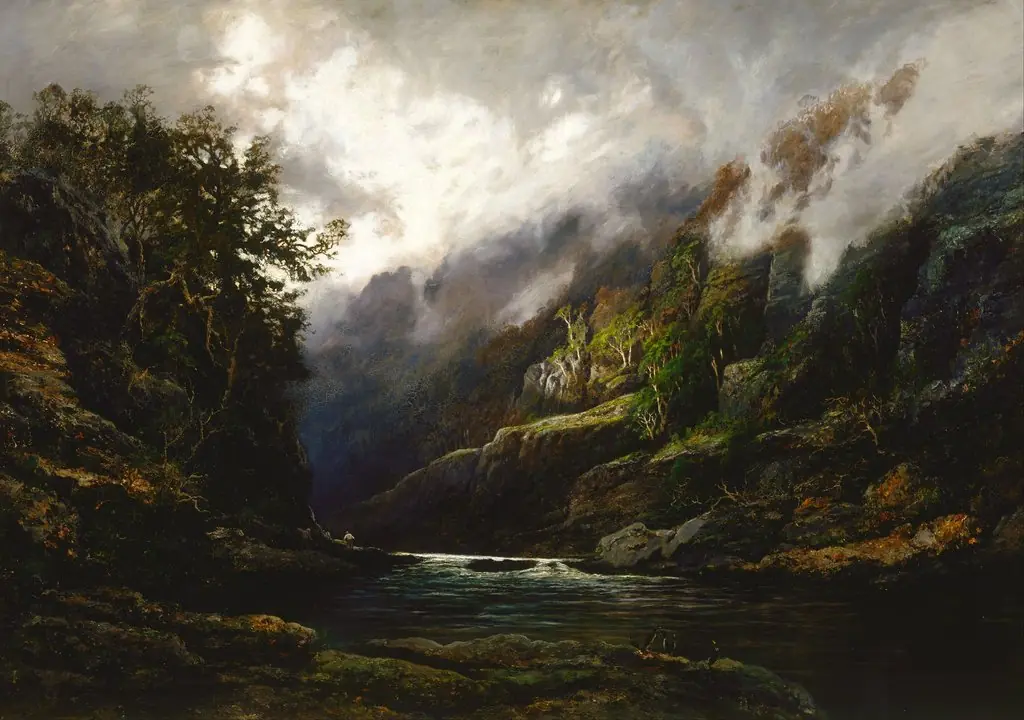 The Upper Nepean, by William Piguenit, oil, 1895