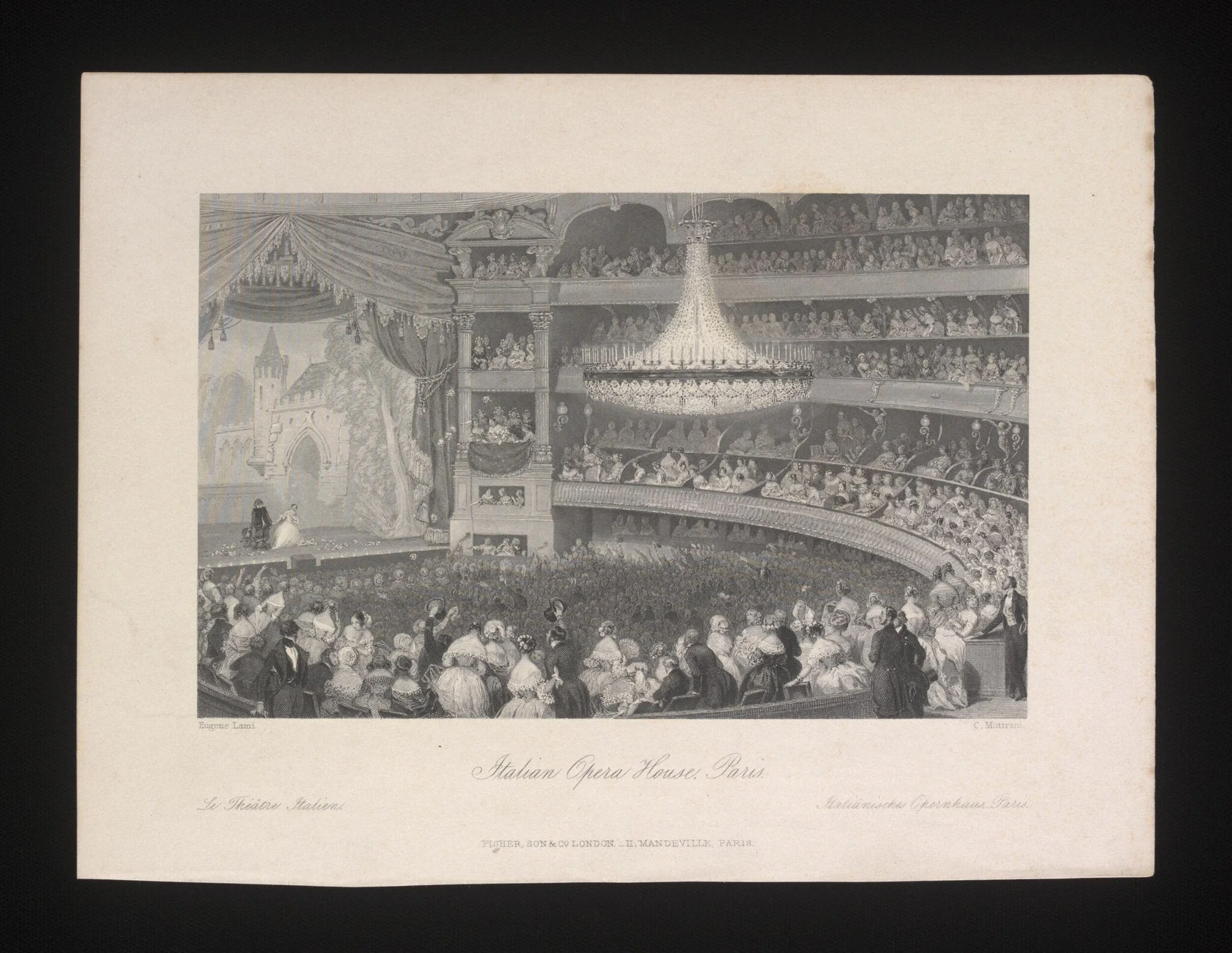 Italian Opera House, Paris, detail