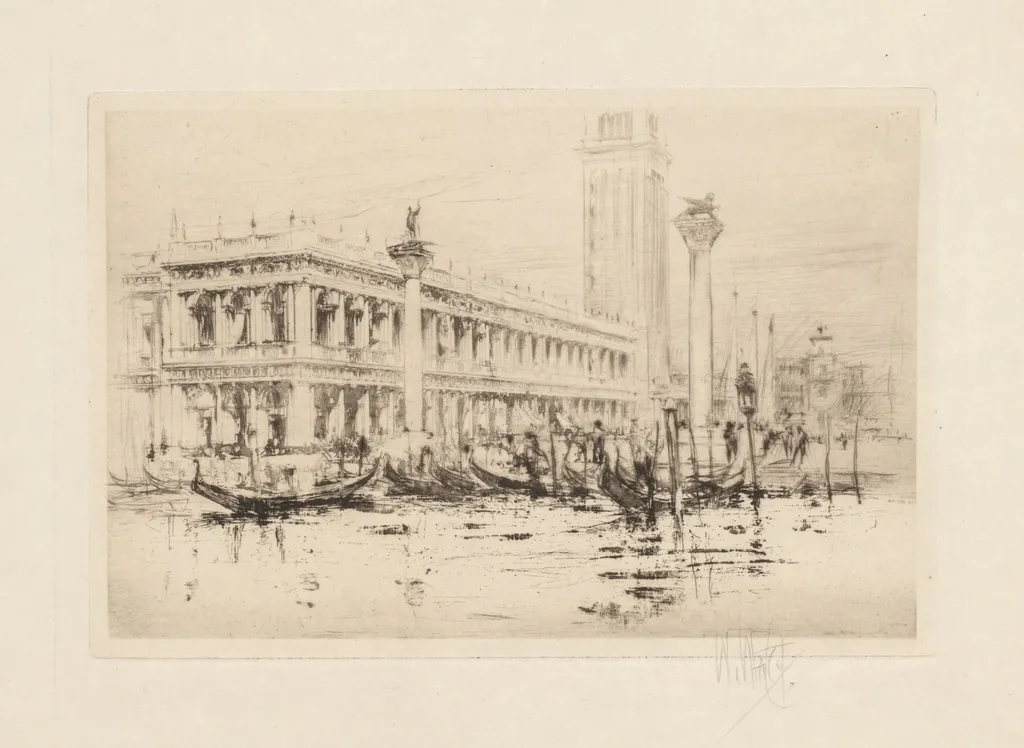 The Venice Set: The Library of St. Mark’s, by William Walcot, 1920