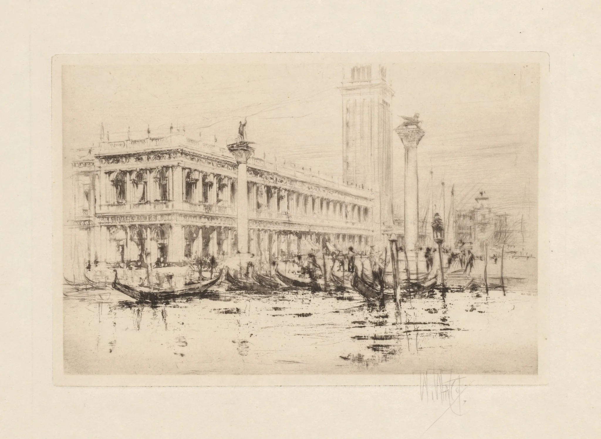 The Venice Set: The Library of St. Mark’s, detail