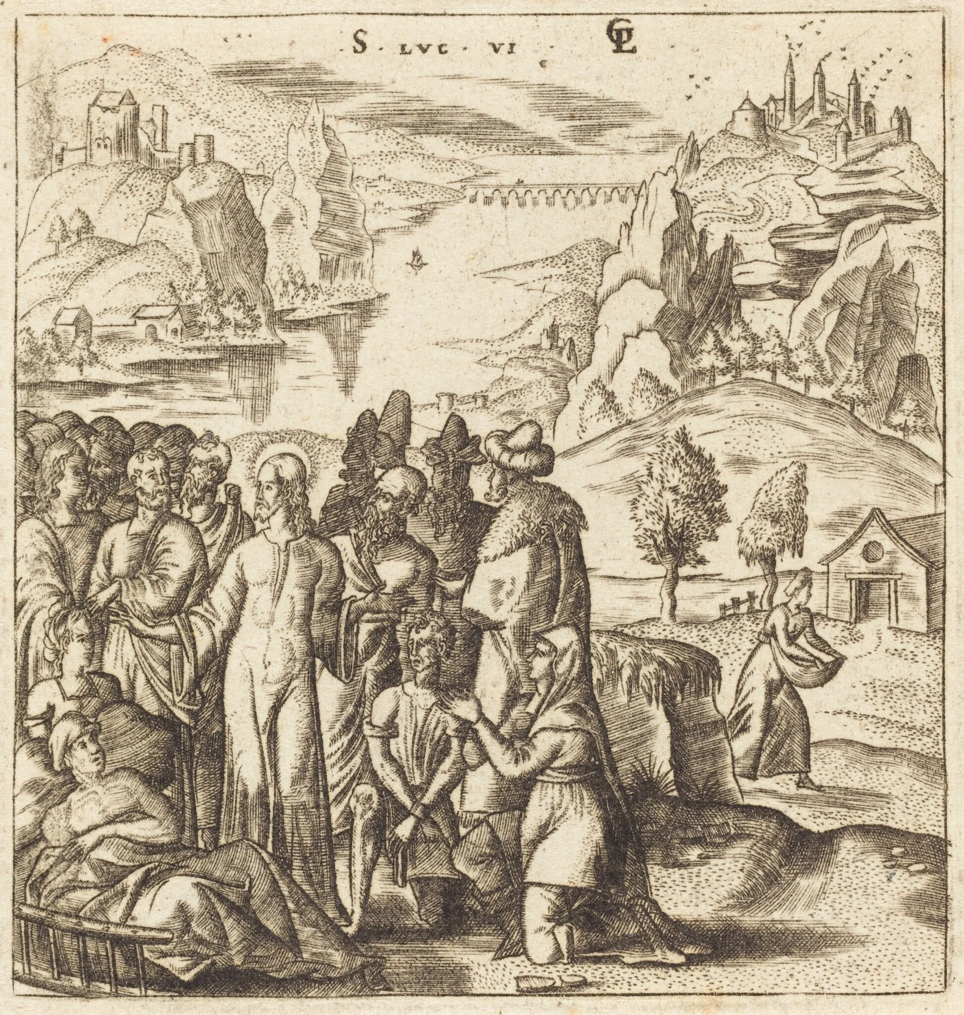 Christ Heals the Sick, detail