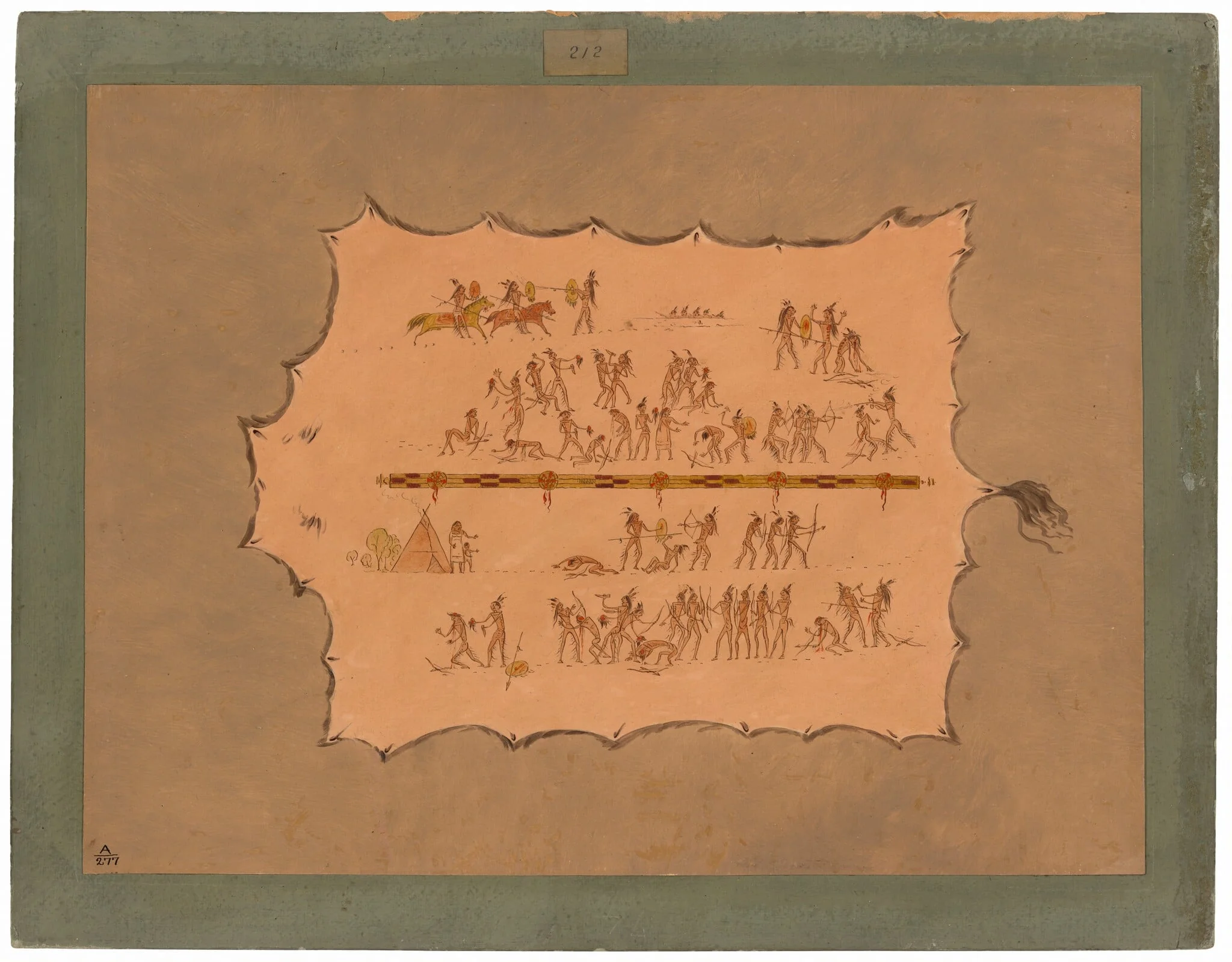 Facsimile of a Sioux Robe, detail