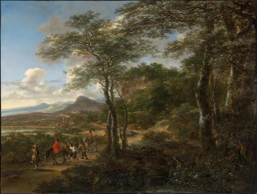 Bandits Leading Prisoners, by Jan Both, oil, 1646