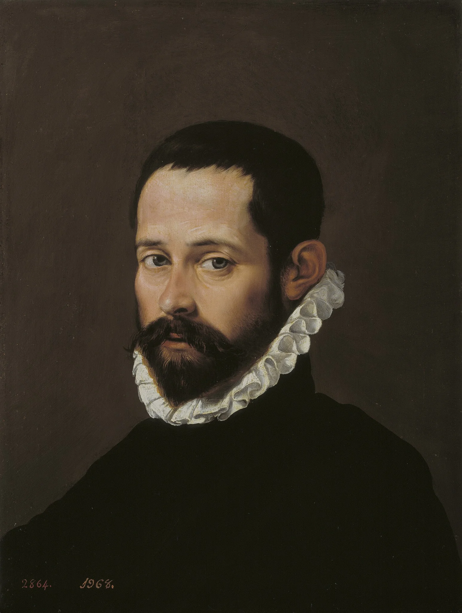 Portrait of Diego Hurtado de Mendoza, detail
