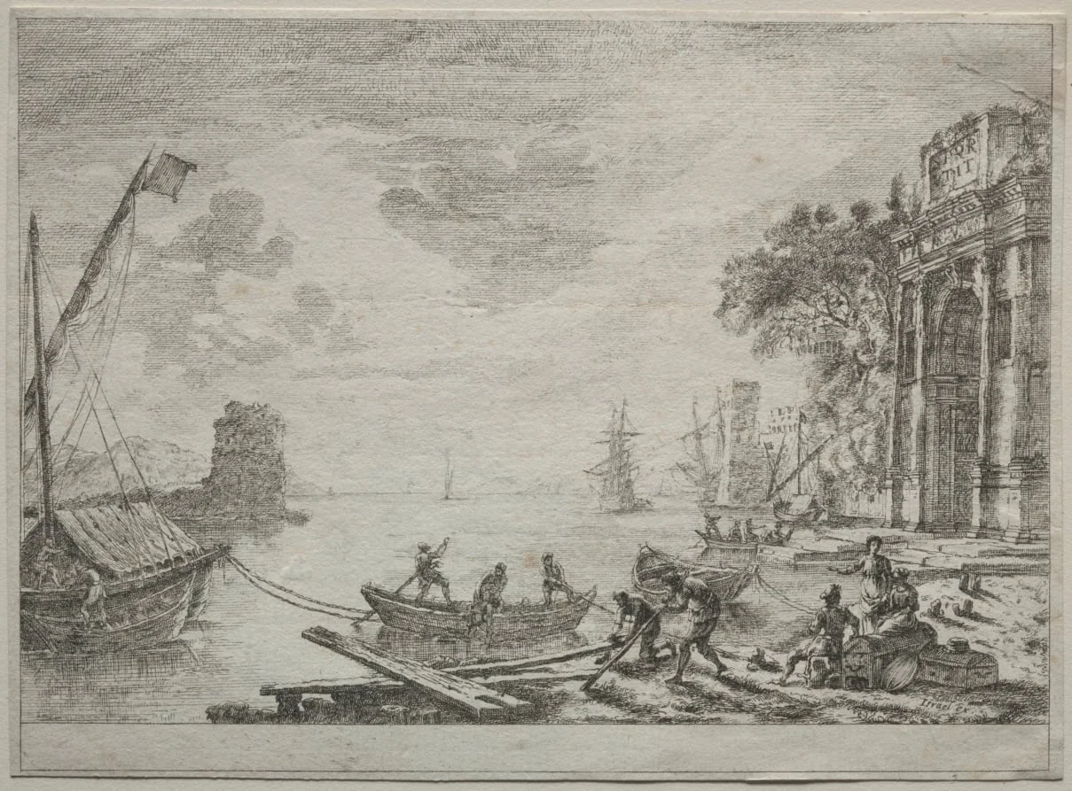 The Sunset, detail