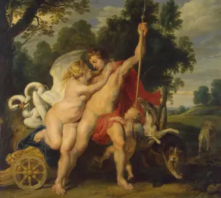 Venus and Adonis (Rubens, 1614), by Peter Paul Rubens, oil, 1610