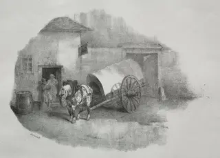Cheval de charrette sorti des limons, by Théodore Géricault, 1822