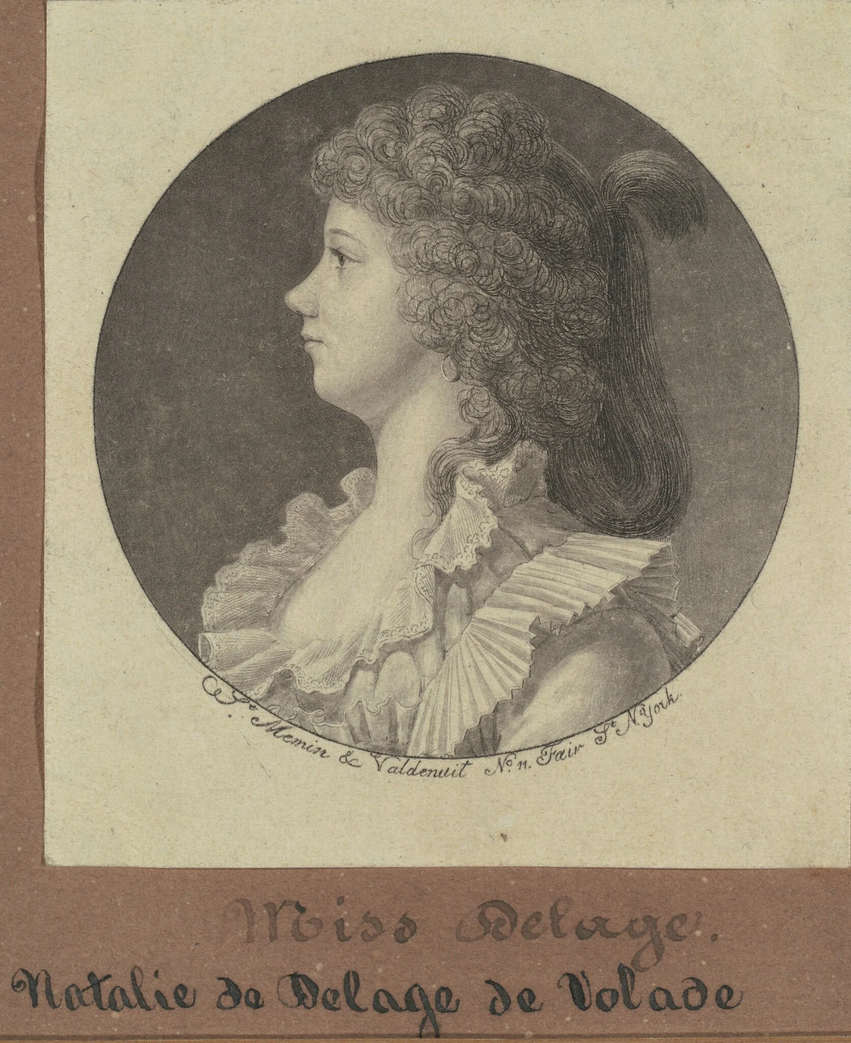 Natalie Marie Louise Stephanie Beatrice Delage de Volude, detail
