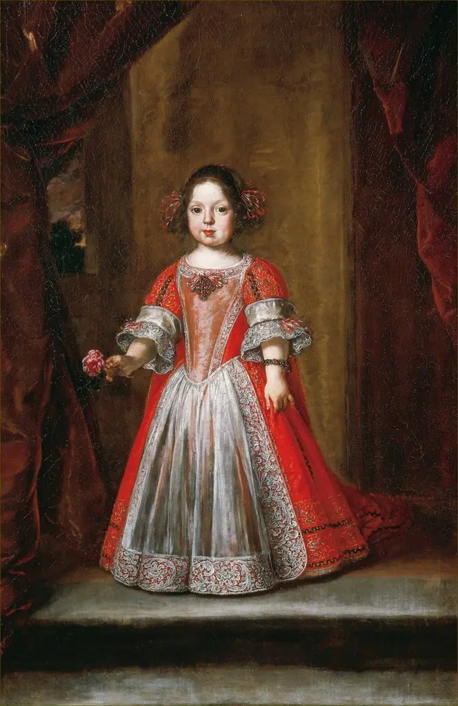 Anna Maria Louisa de' Medici as a Girl, by Justus Sustermans, oil, 1670