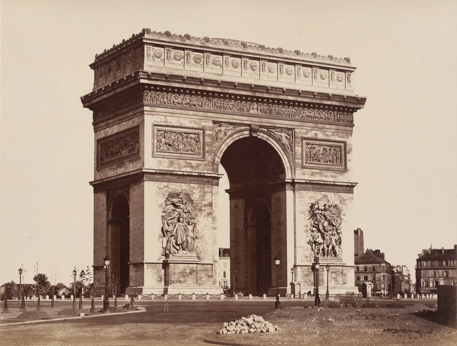Arc de Triomphe de l'Etoile, Paris, detail
