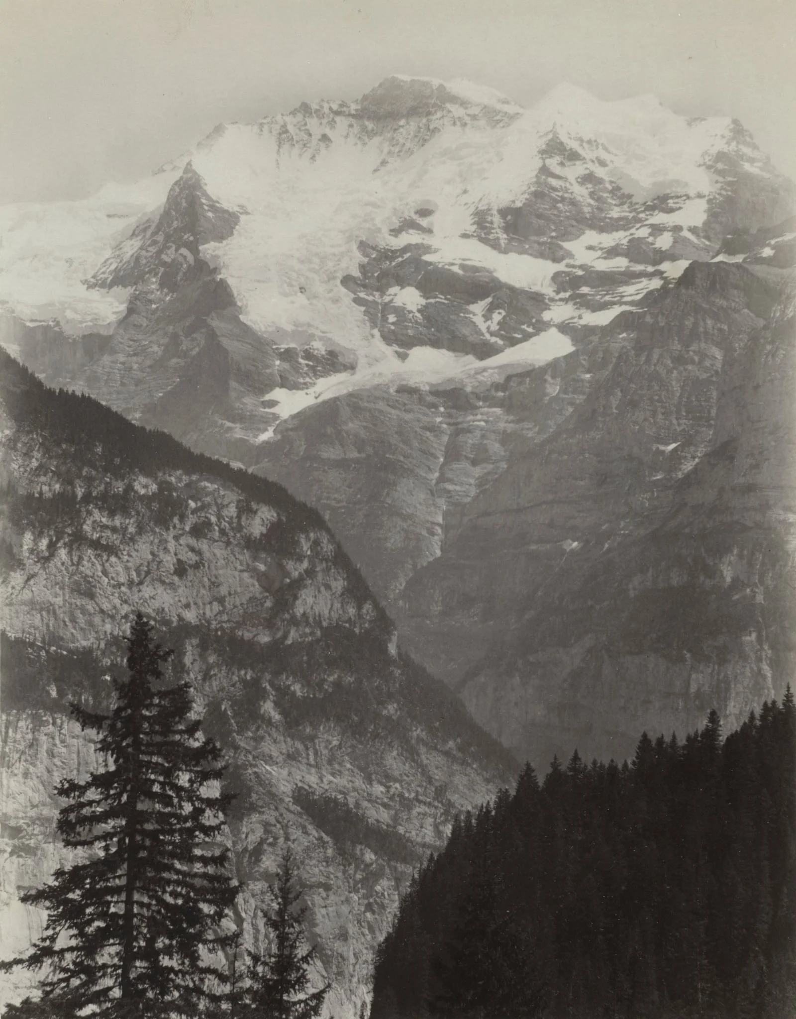 Jungfrau, View from Mürren, Switzerland, detail
