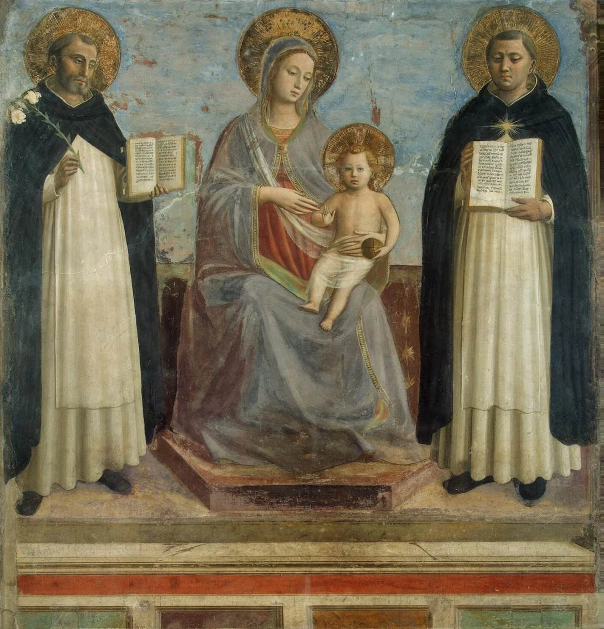 Madonna and Child, detail