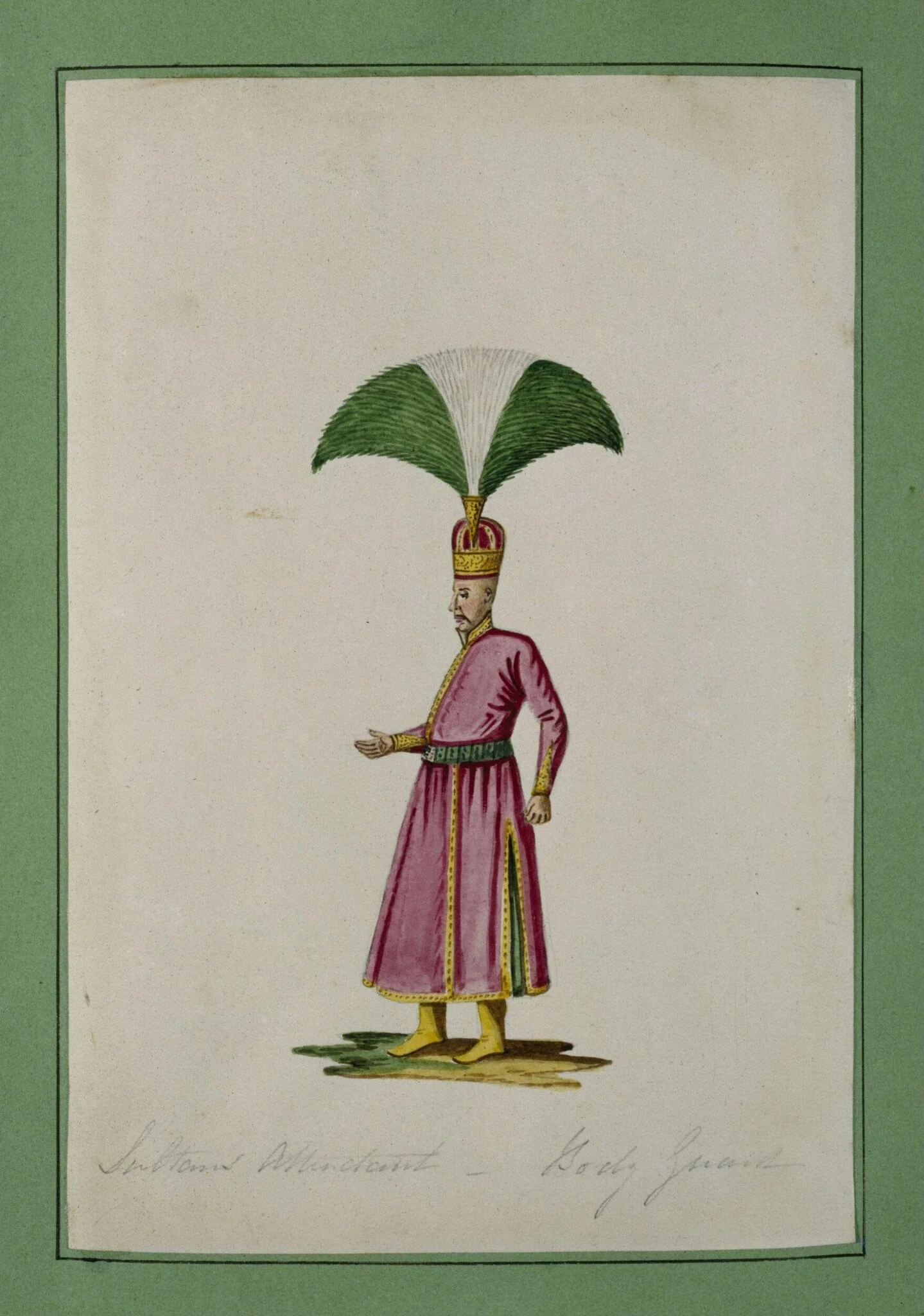 Sultans Attendant - Body Guard, detail