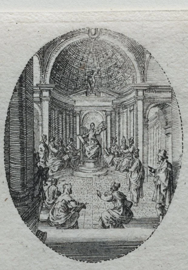 The Mysteries of the Passion: Christ Disputing with the Doctors, detail