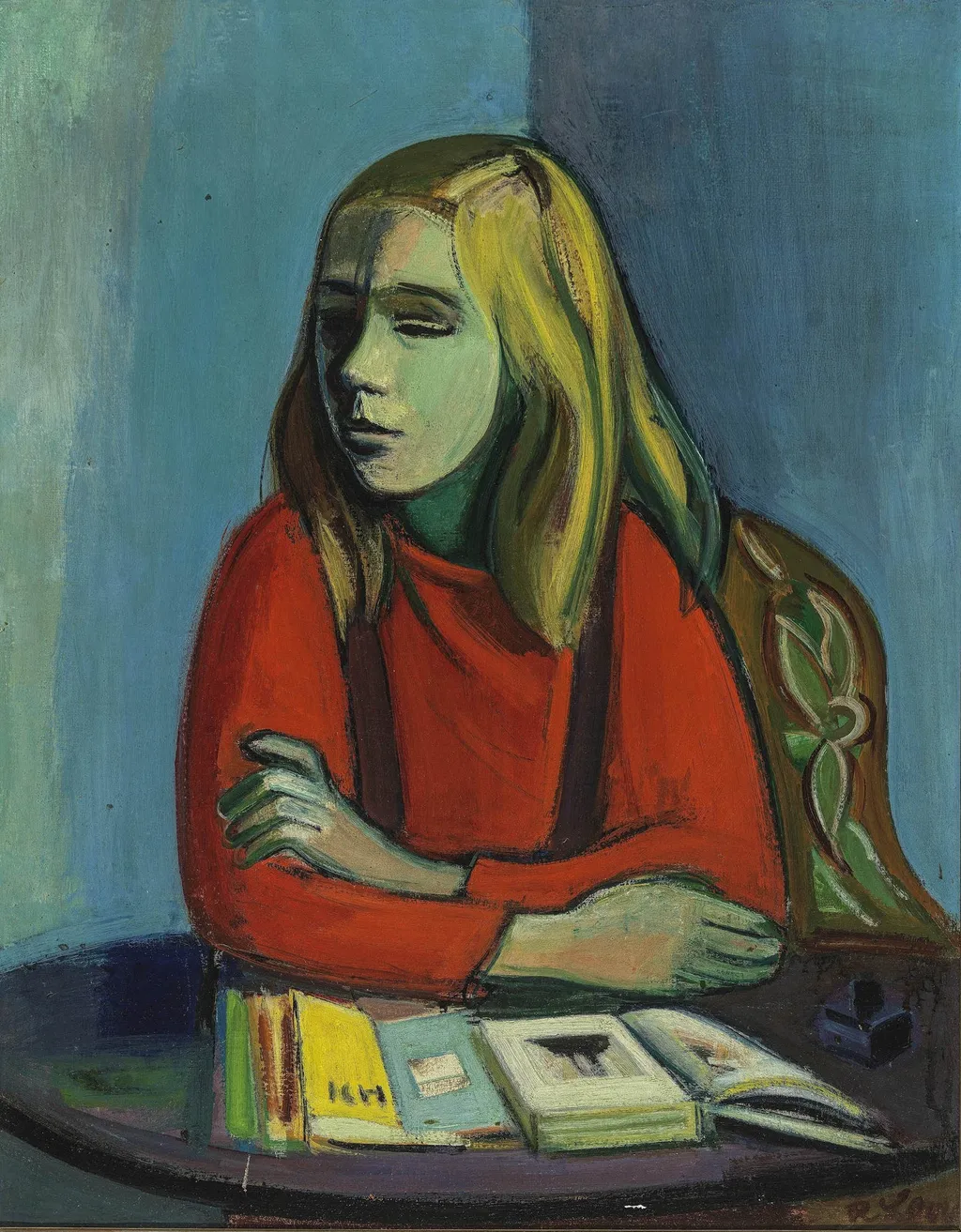 Fiamma, by Rudolf Levy, oil, 1942