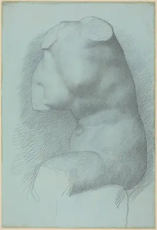 Study from the Antique, by Alphonse Legros, graphite, 1874