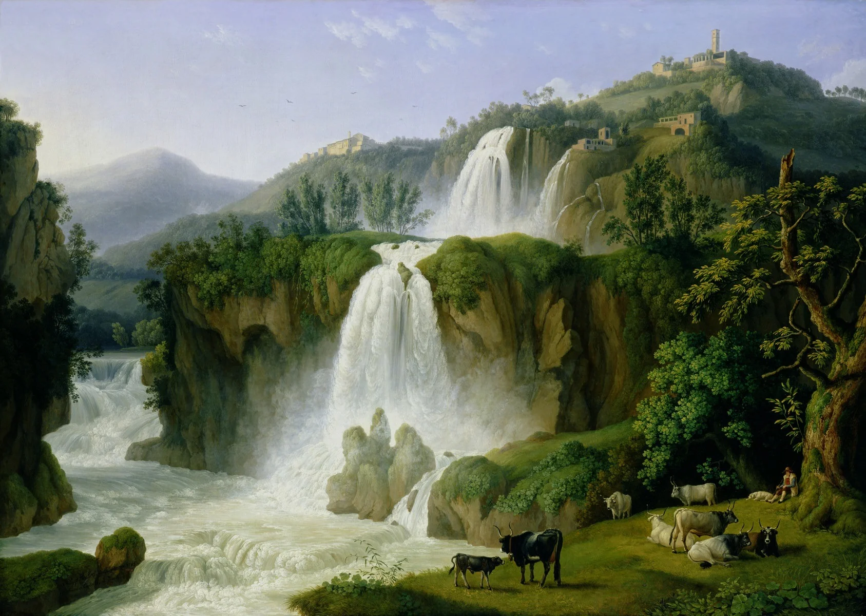 The Waterfalls at Tivoli, detail