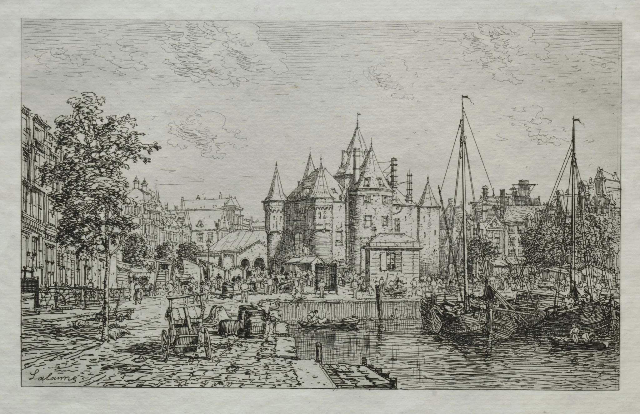 The Wagg-Poids of the City of Amsterdam, detail