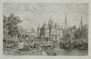 The Wagg-Poids of the City of Amsterdam, by Maxime Lalanne, 1879