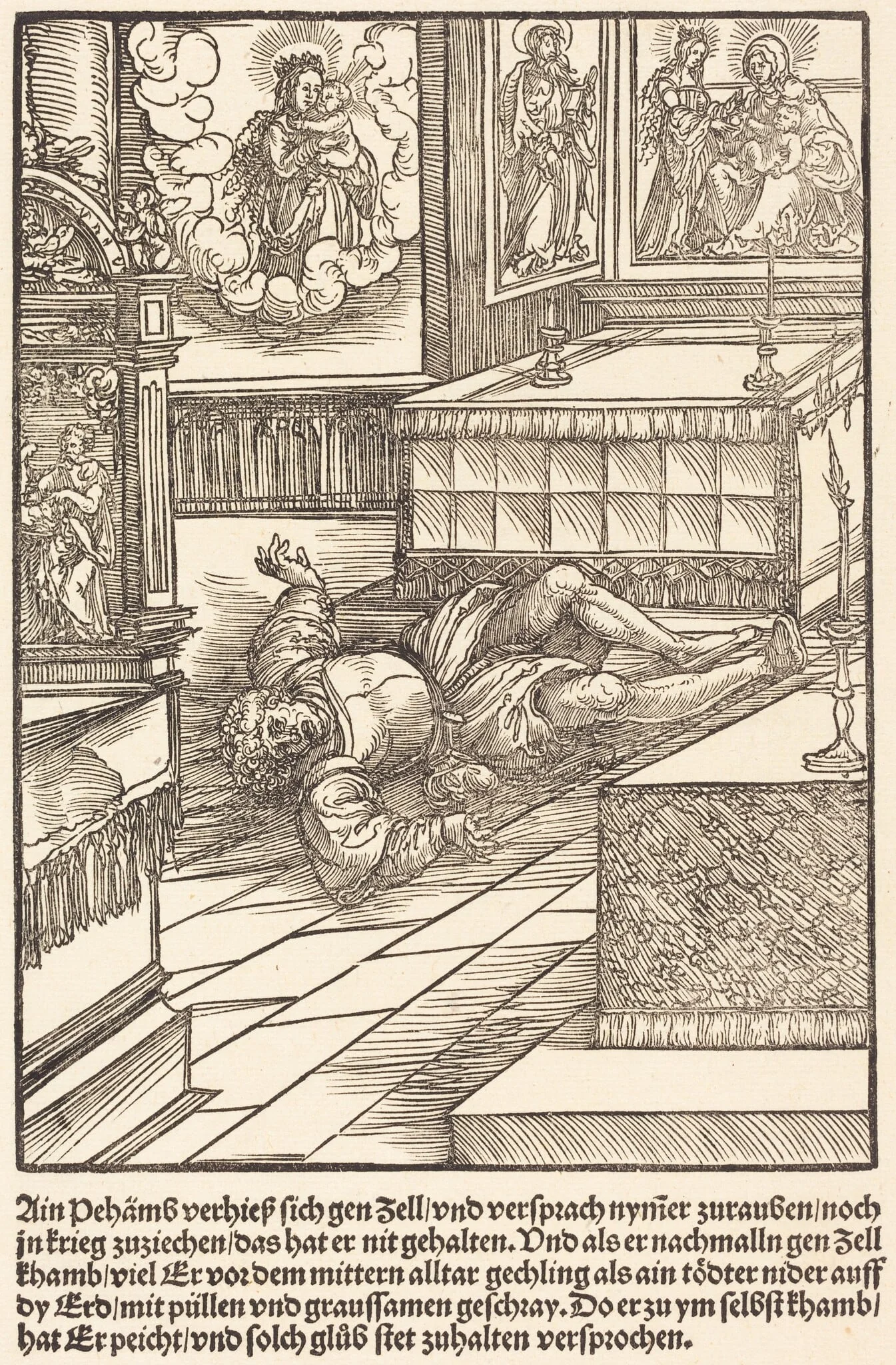 Ain Pehamss verheiss sich gen Zell ..., detail