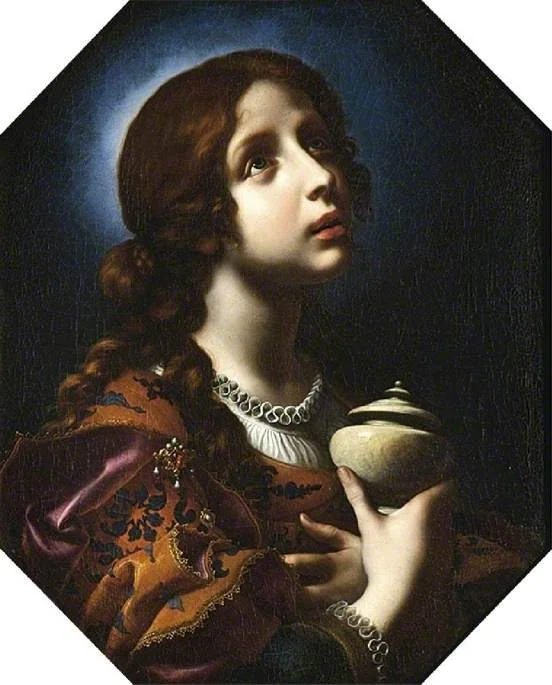 The penitent Magdalene, detail