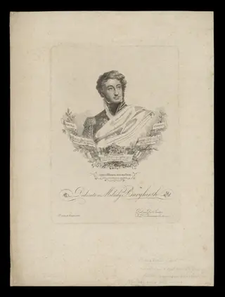 H Beard Print Collection, by F. de Fournier, 1829