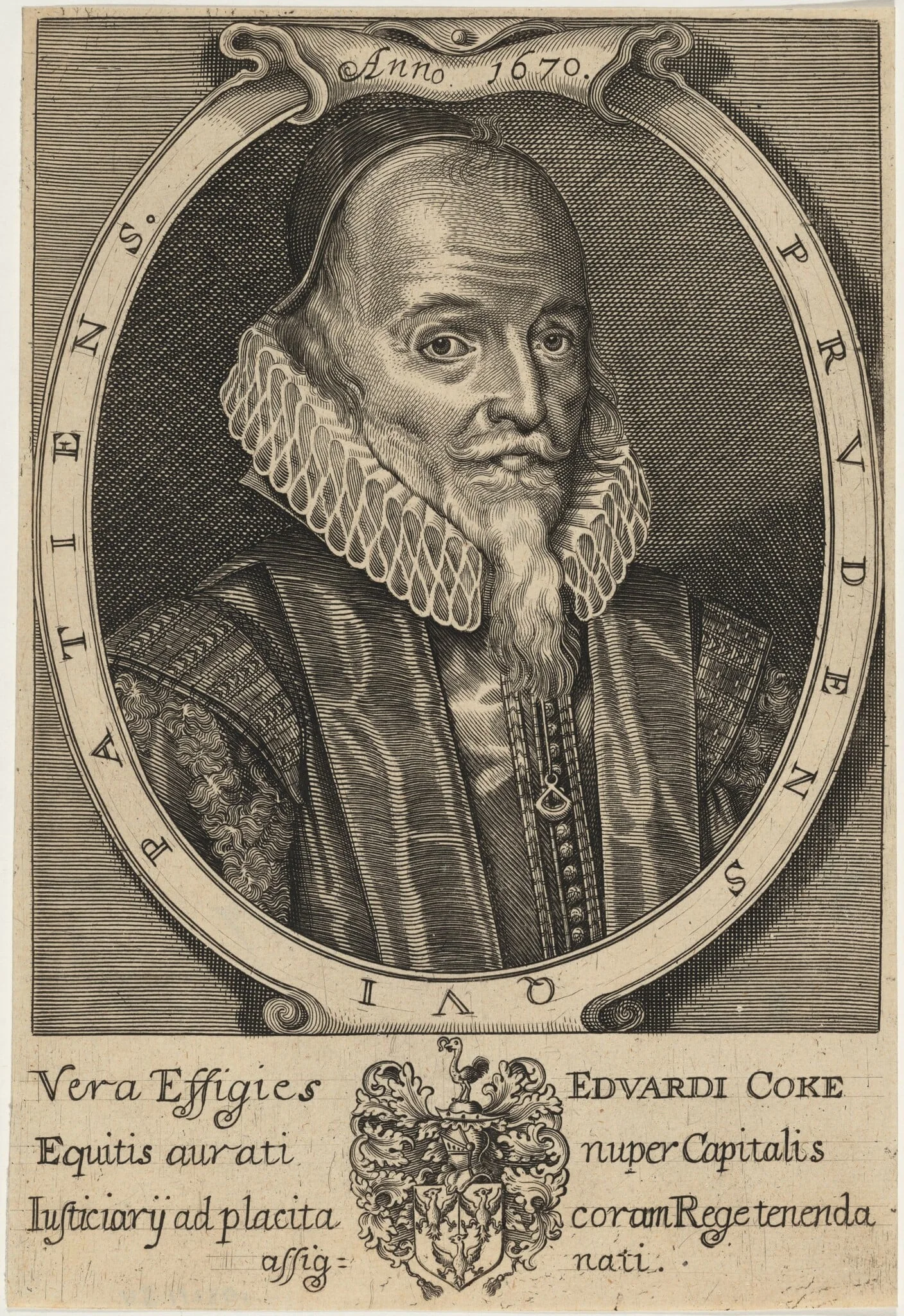 Sir Edward Coke, detail