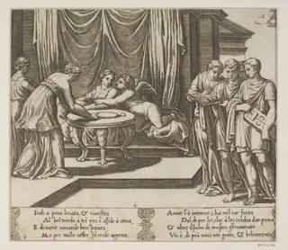 Illustrations to Apuleius, by Master of the Die, 1534