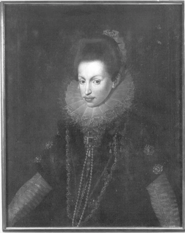Bildnis der Erzherzogin Maria Anna (Kopie nach), detail