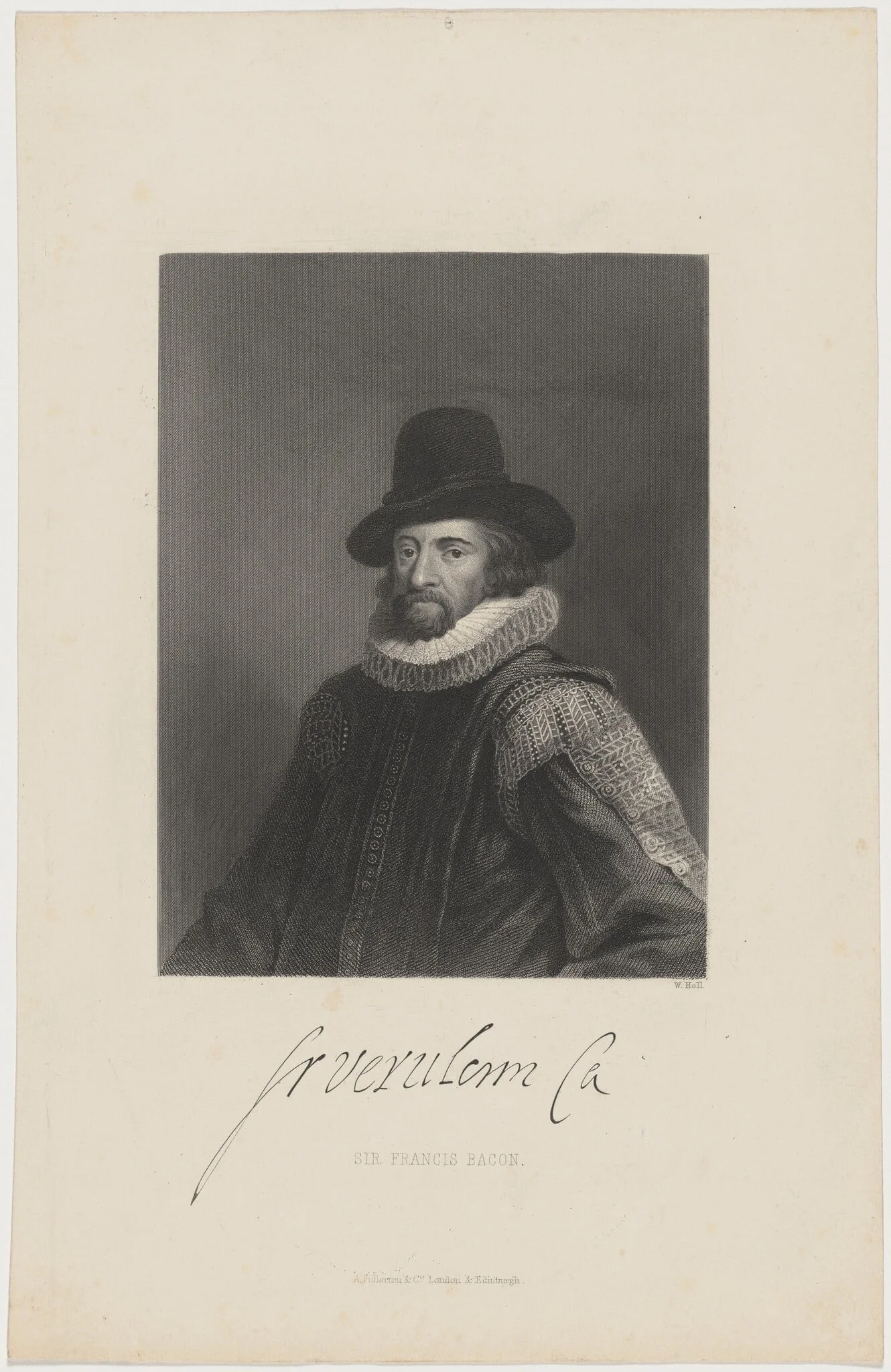 Sir Francis Bacon, detail