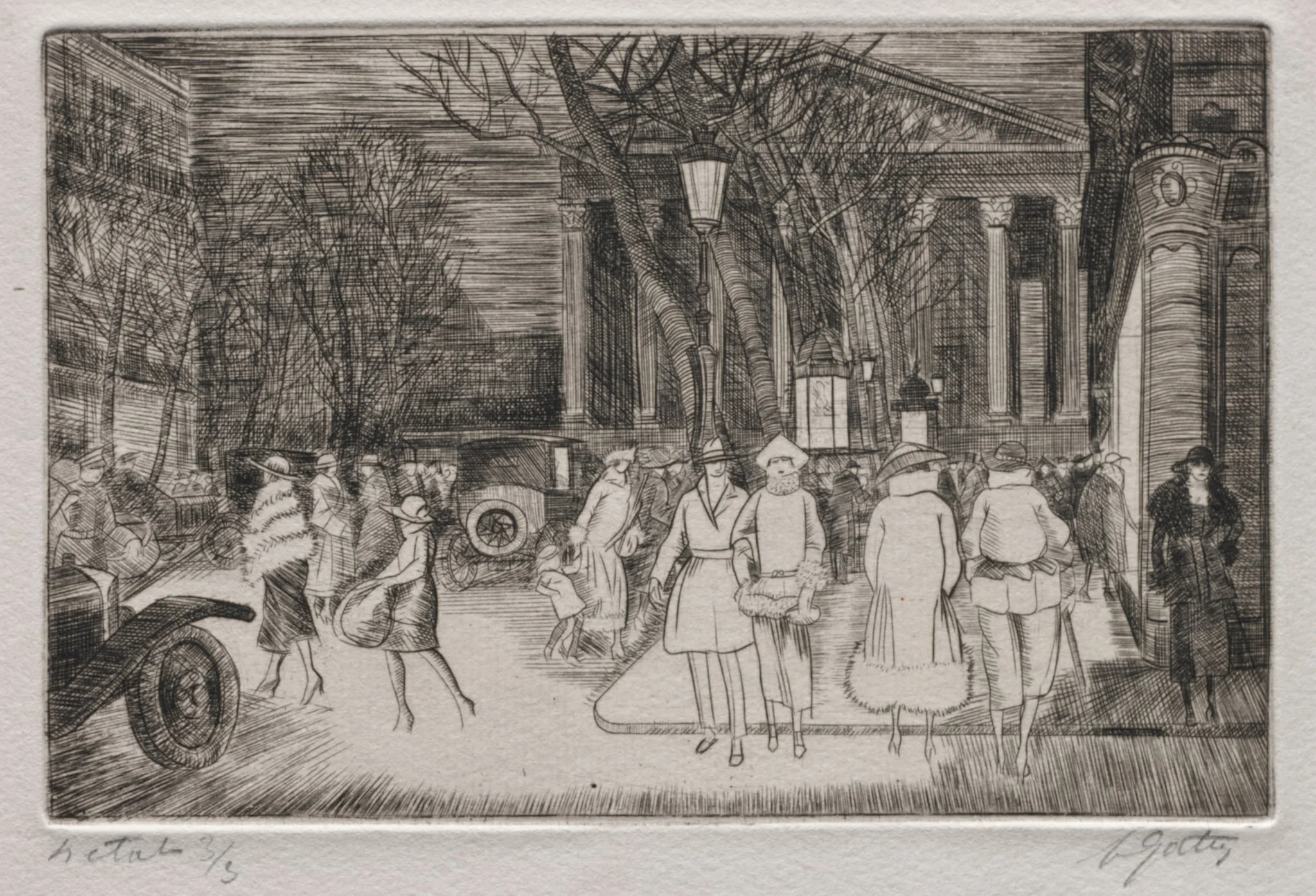 Petite rue Royale, detail