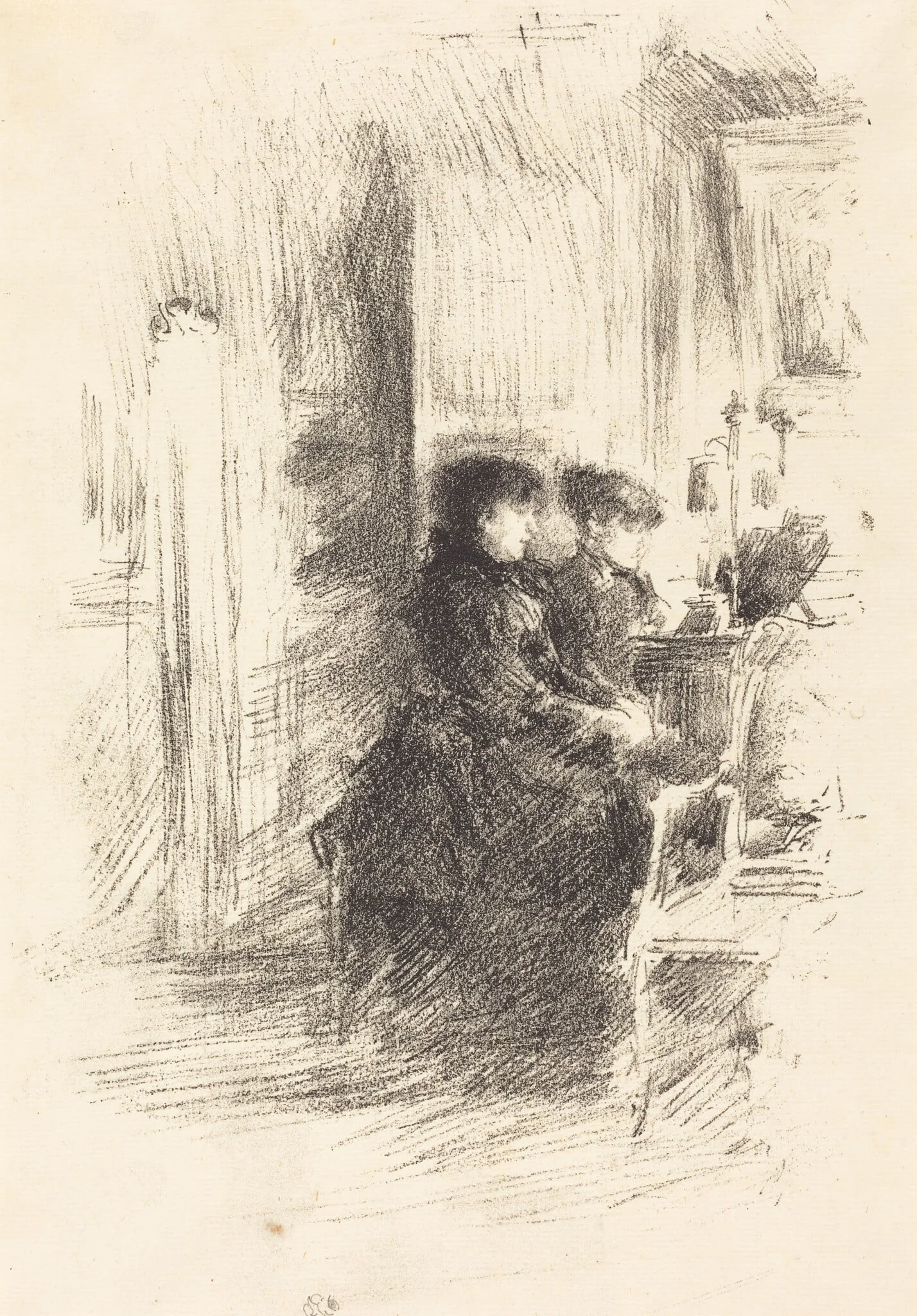 The Duet, detail