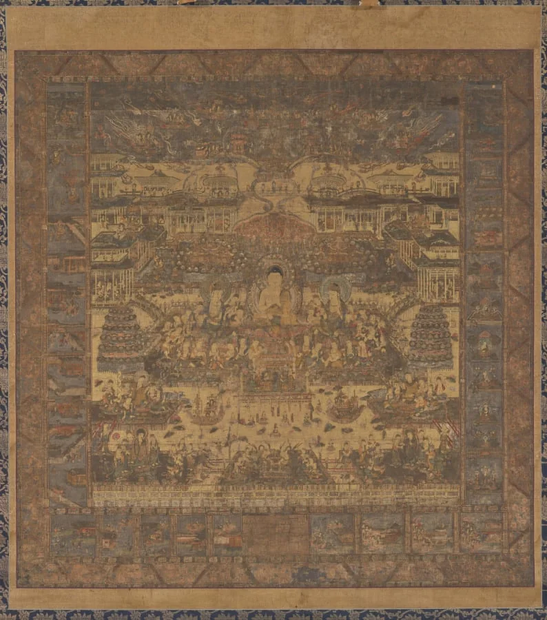 Taima Mandala, detail