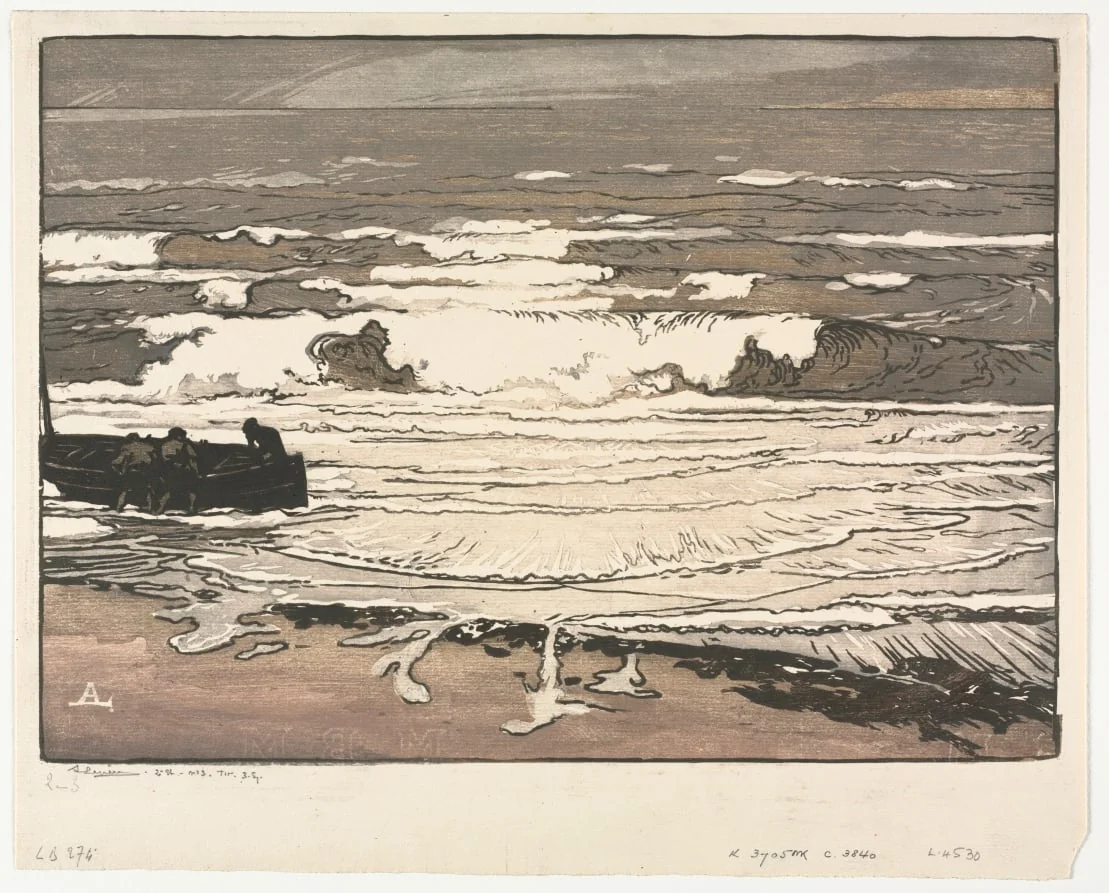 The Breaking Waves, Tide of September 1901, detail
