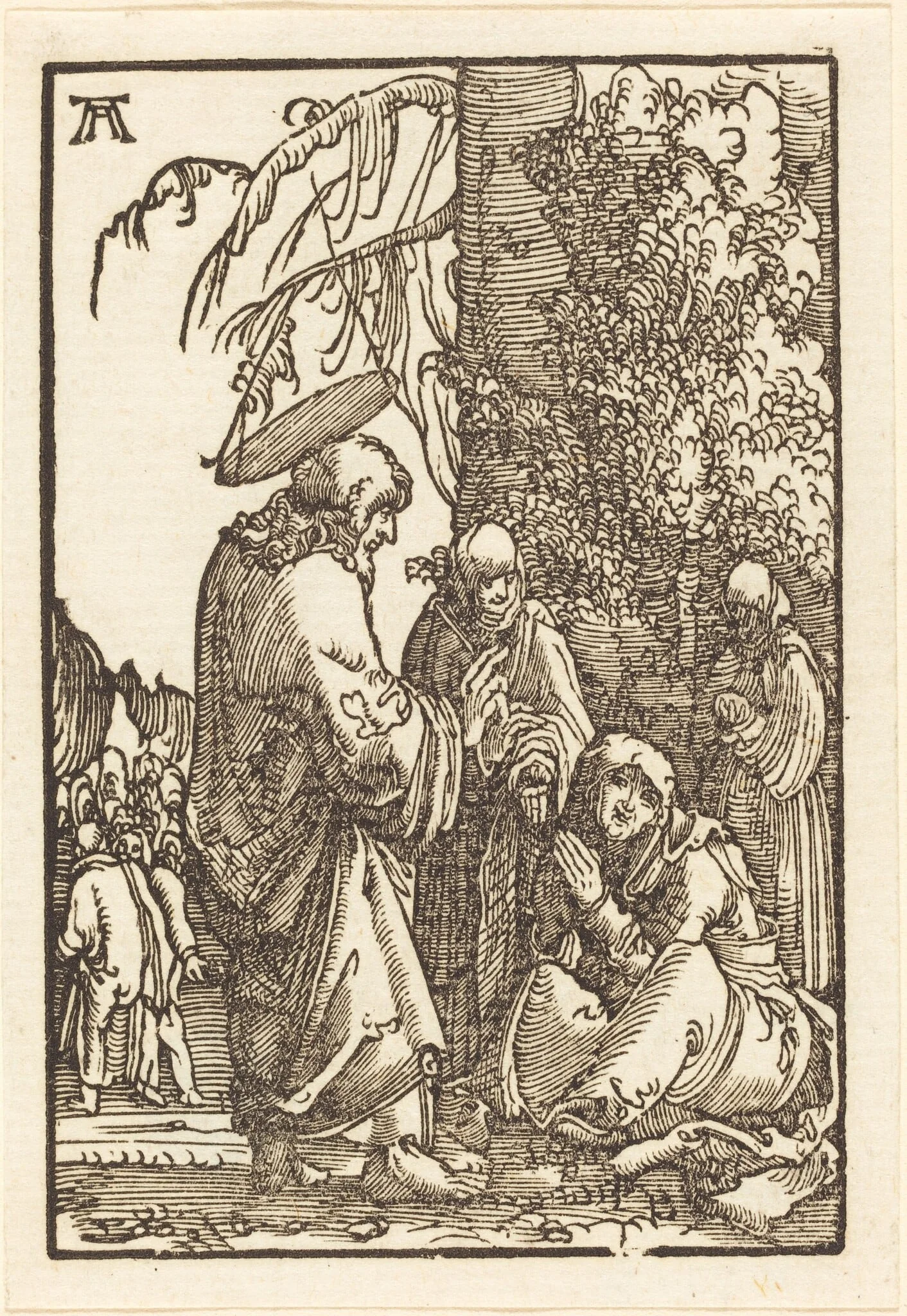 Christ Taking Leave of his Mother, detail