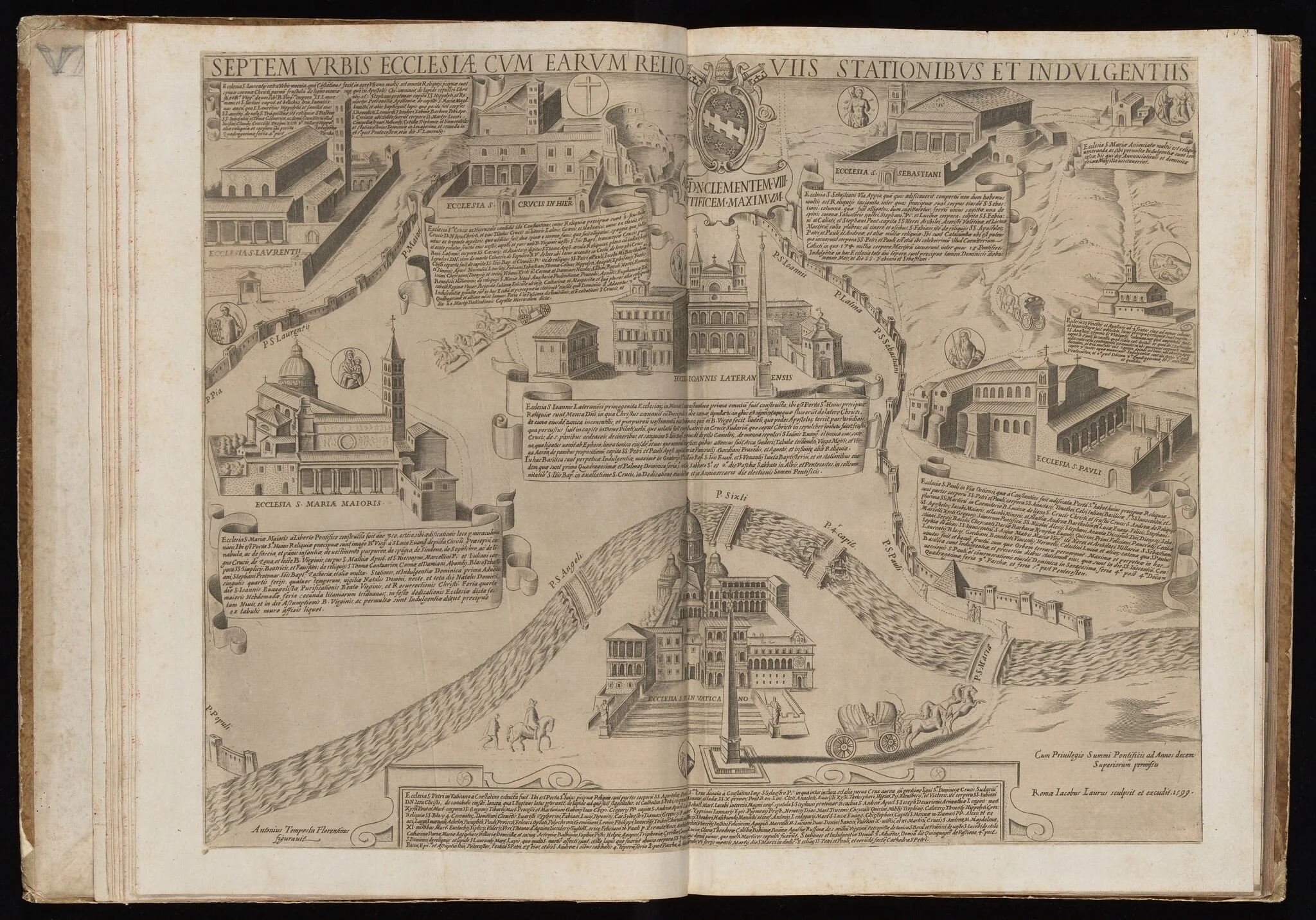 Septem Urbis Ecclesiae [Seven Churches of Rome], detail