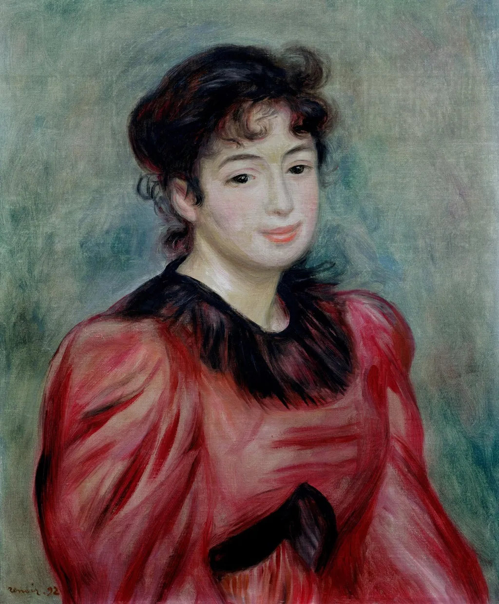 Portrait de Mademoiselle Victorine de Bellio, by Auguste Renoir, oil, 1896