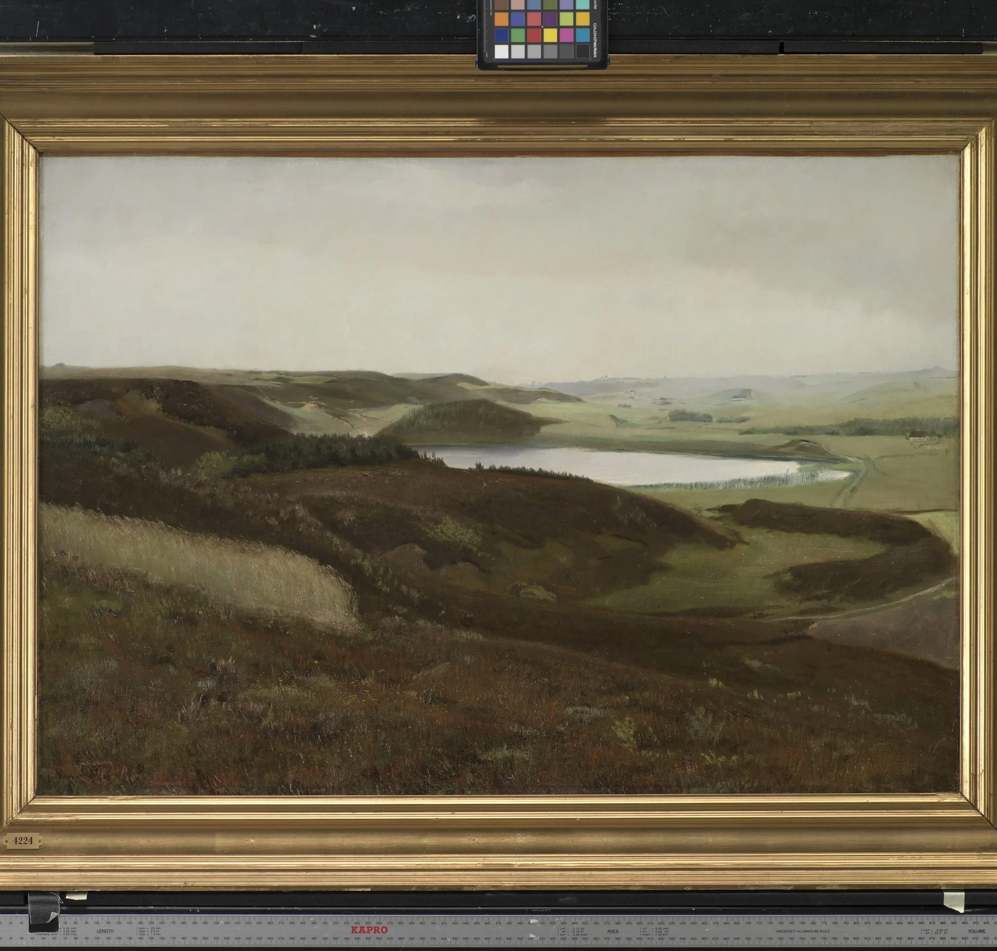 A Landscape near Bryrup, Jutland, detail
