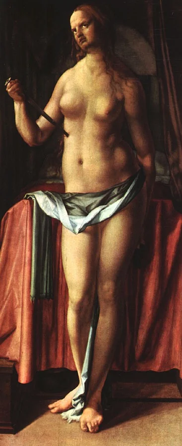 The Suicide of Lucretia, detail