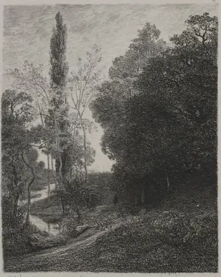 Banks of the River Cousin, by Charles François Daubigny, 1850