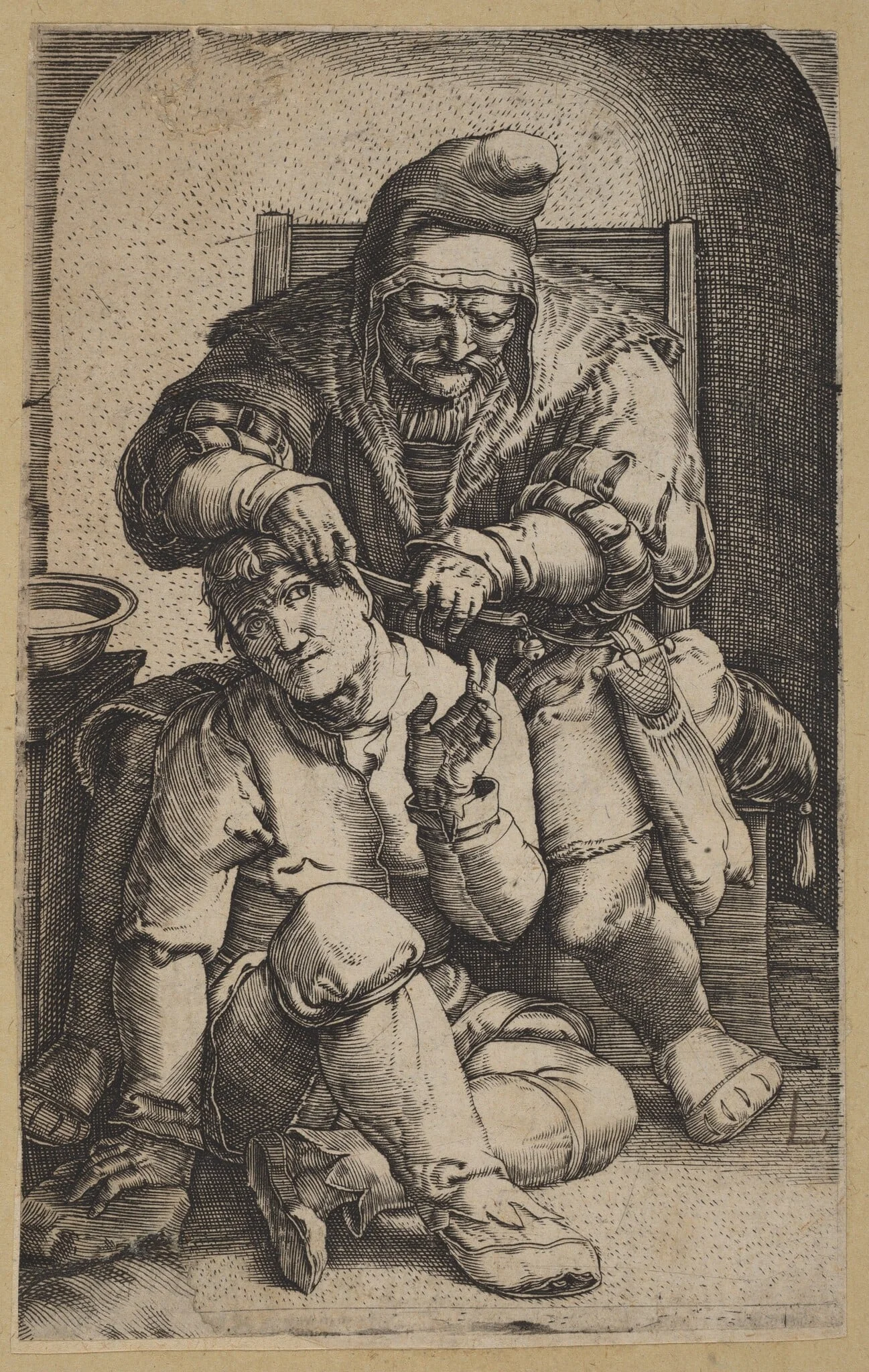 The Surgeon [reverse copy], detail