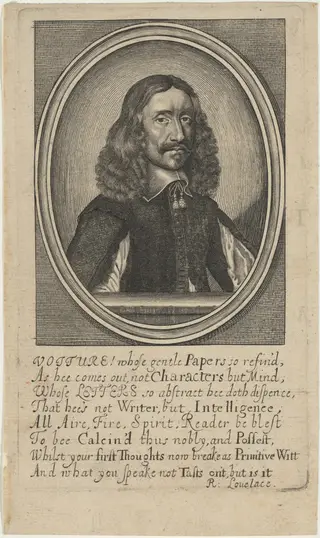 Vincent Voiture, by William Faithorne, ink, 1670