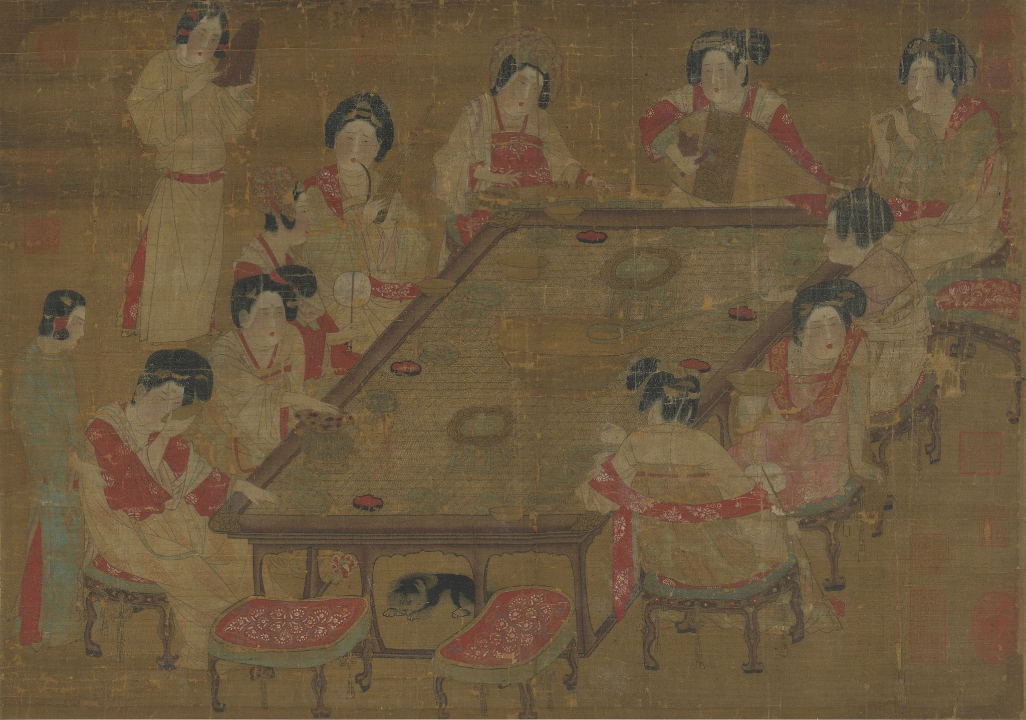 A Palace Concert, detail