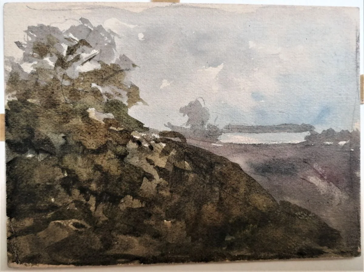 File de album: La poalele dealului, detail