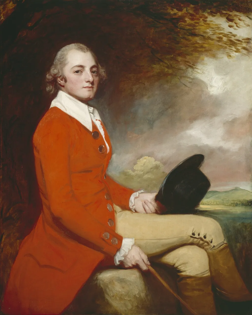 Thomas Grove of Ferne, Wiltshire, by George Romney, oil, 1794