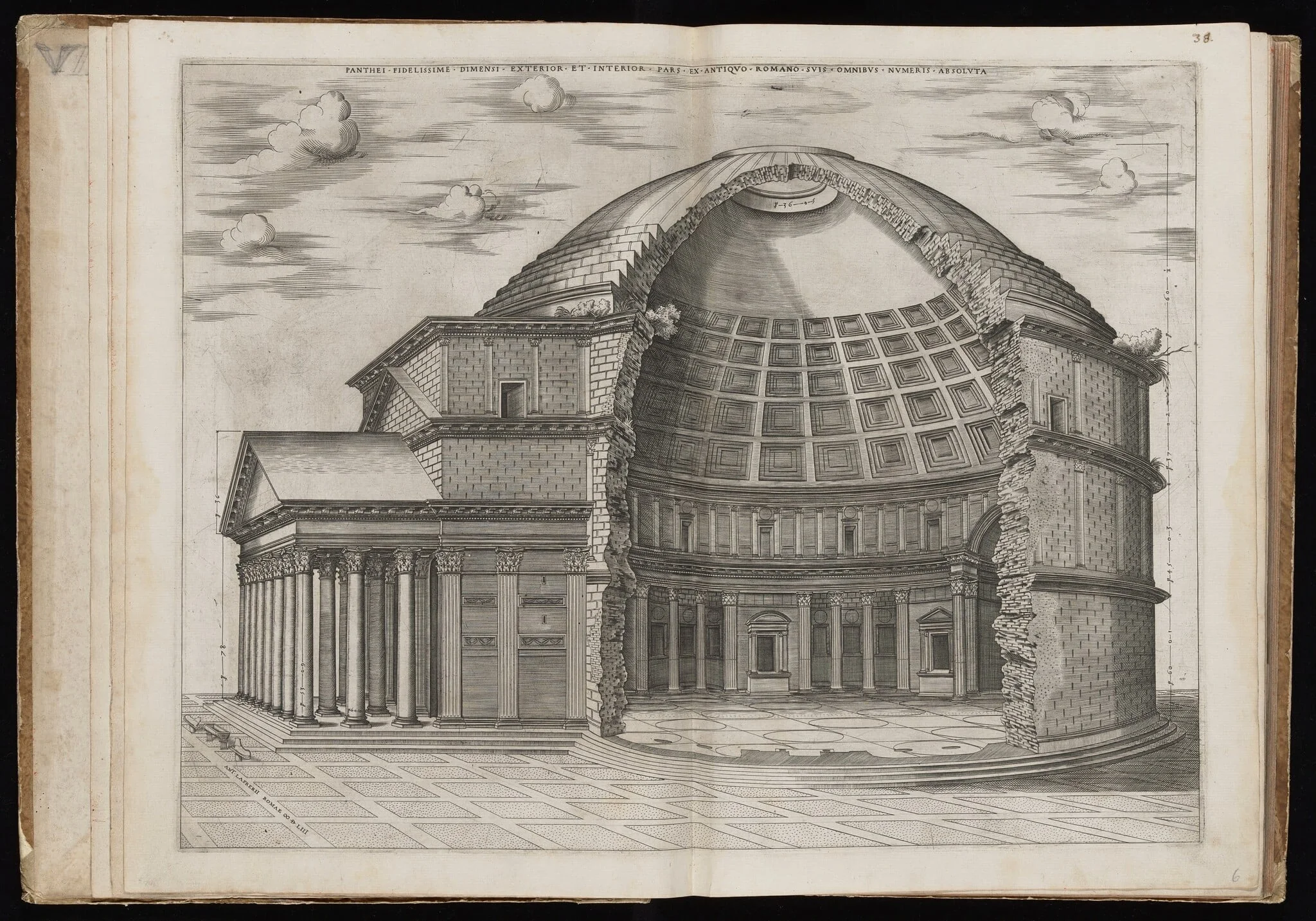 The Pantheon, detail