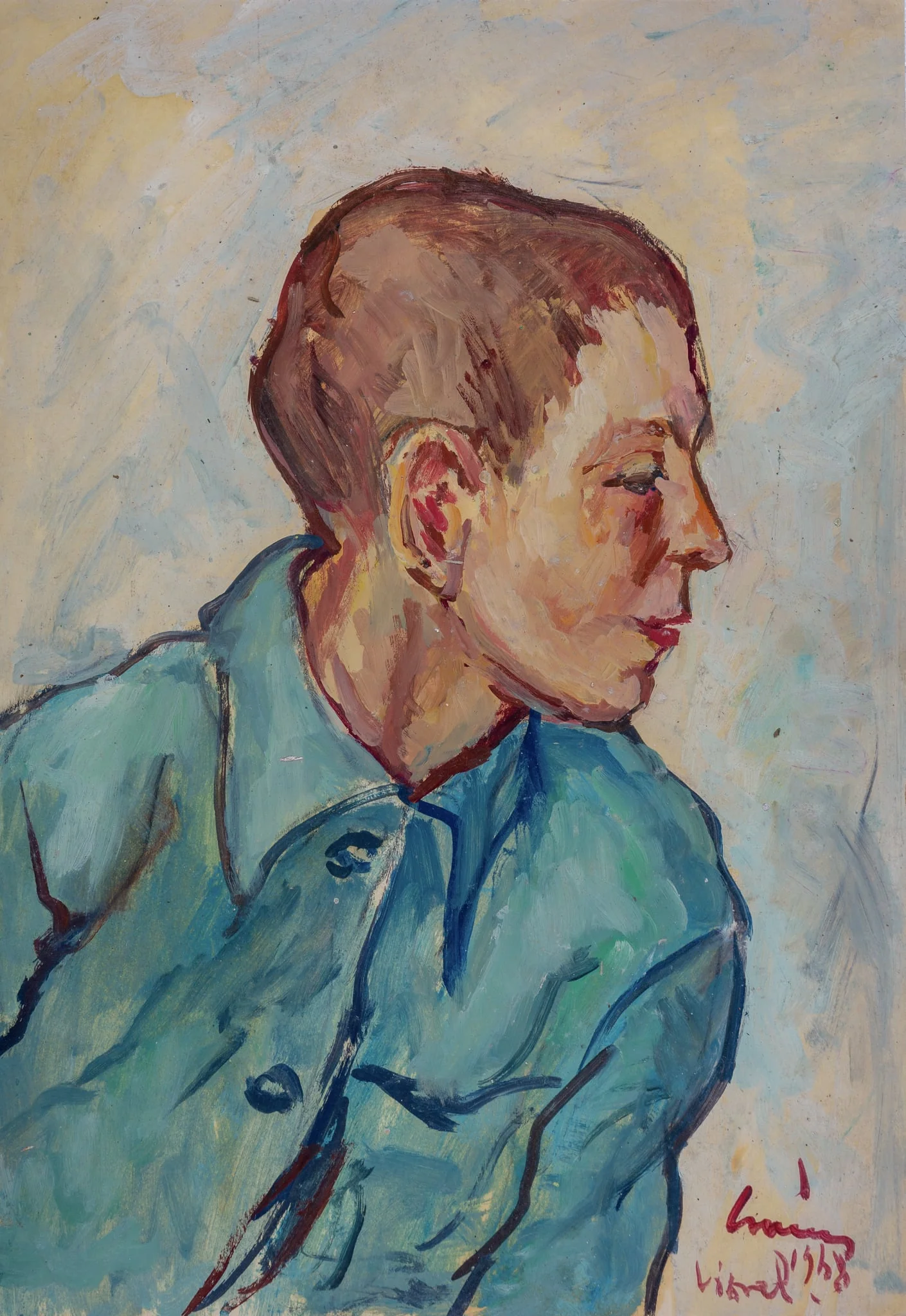Portret de copil - Viorel, detail