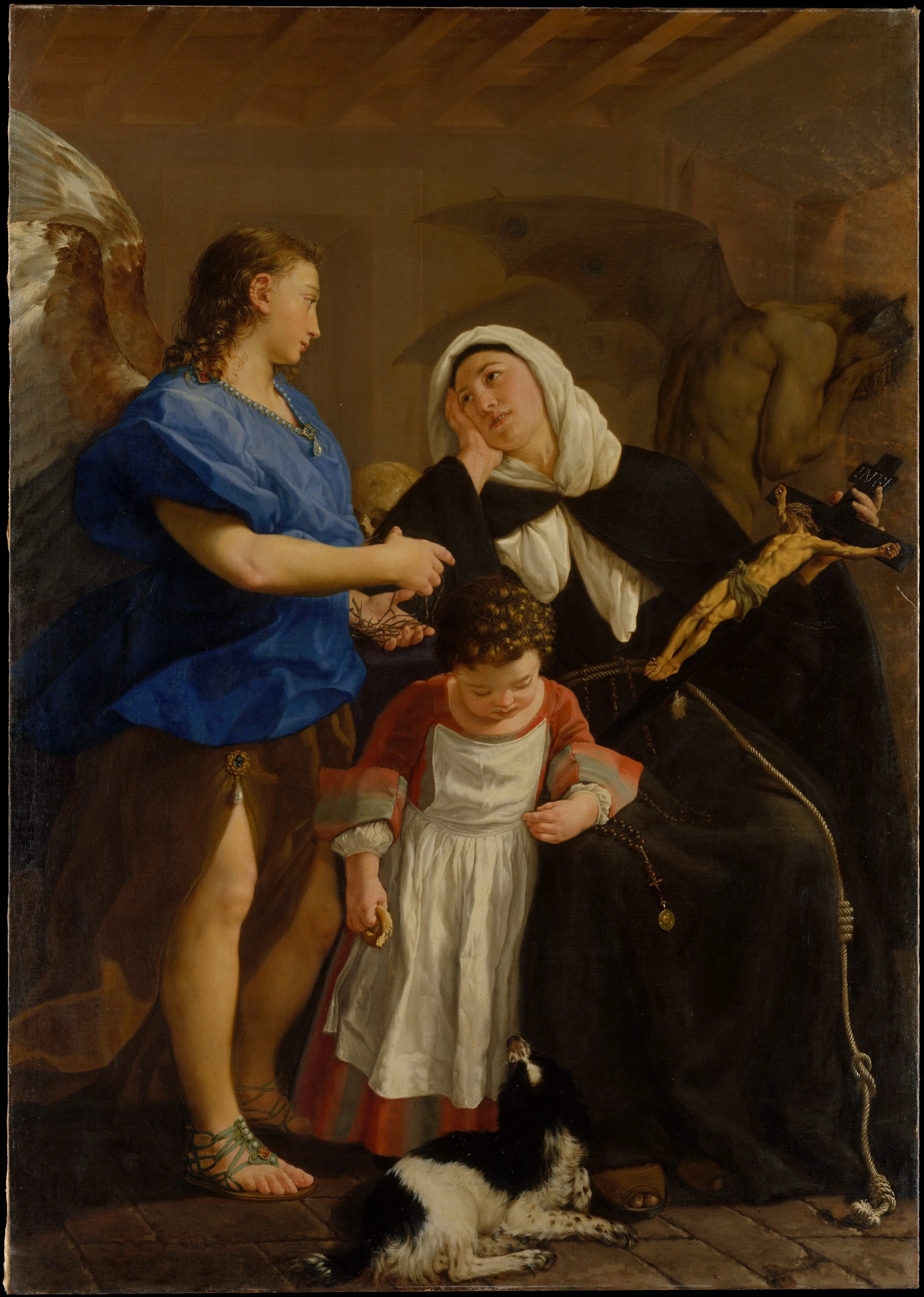 Saint Margaret of Cortona, detail