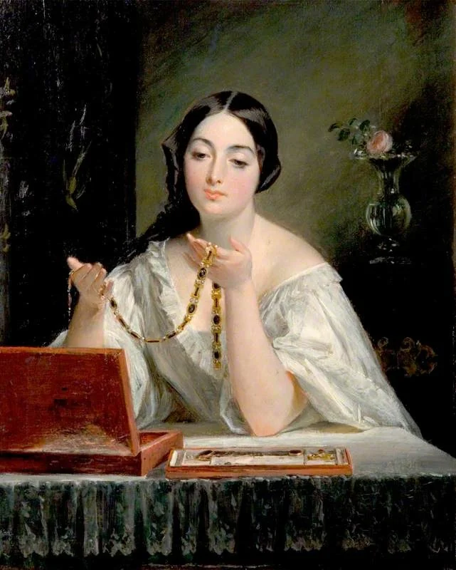 The Toilette, detail
